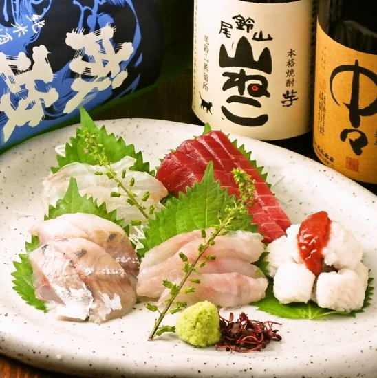 毎朝豊洲市場から仕入れる新鮮鮮魚をお値打ち価格で◎
