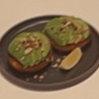 温かいアボカドブレッド