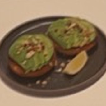 温かいアボカドブレッド