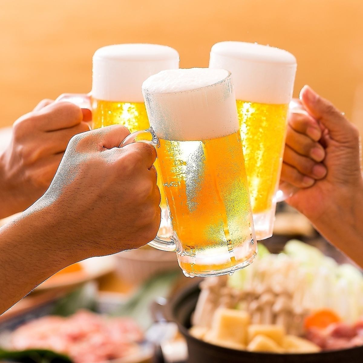 各種宴会コースご用意しております！単品飲み放題は2時間777円!!