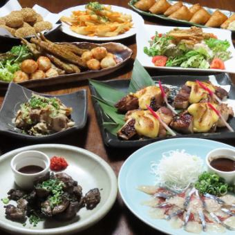 人气火锅梅子套餐9道菜+无限畅饮4,500日元（不含税）！