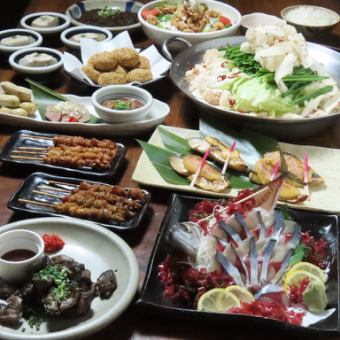 ◆竹野屋的春季宴会◆人气马祖火锅套餐全10道菜品+无限畅饮5,500日元（不含税）