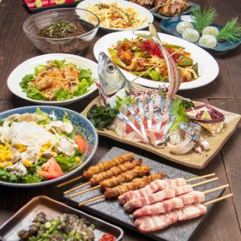 人気の鍋有り竹コース全10品飲放付5000円(税抜）!!