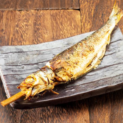 Jumbo sardine skewers