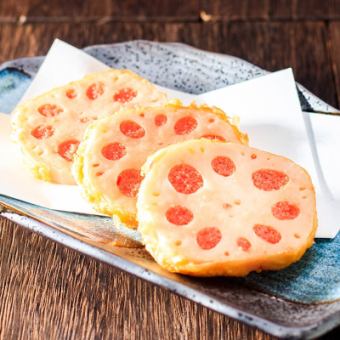 明太子レンコン天ぷら