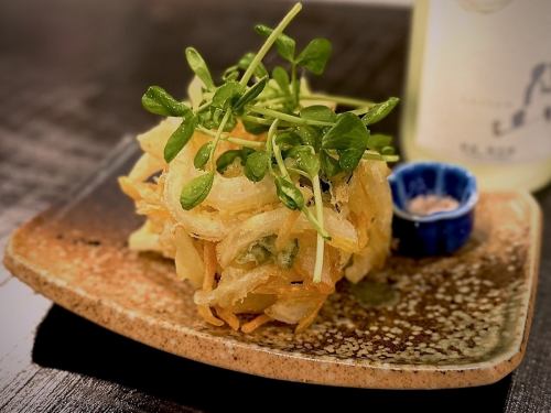 新玉ねぎかけ揚げ