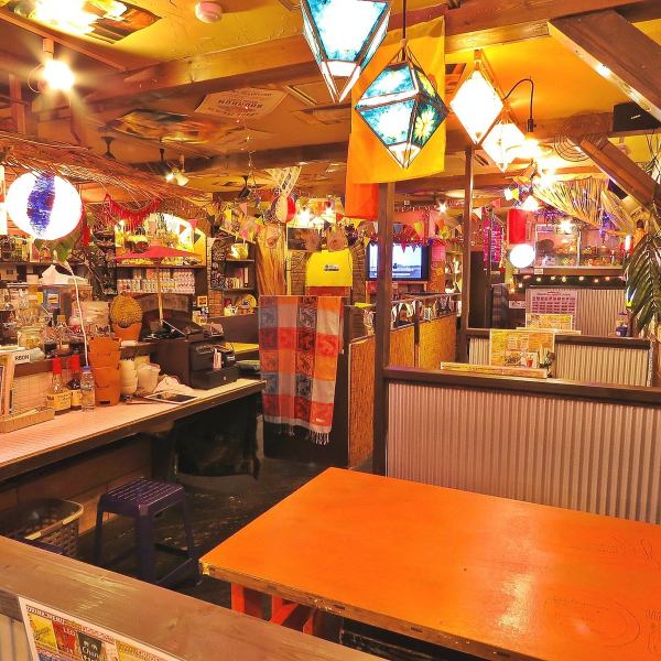 【☆テーブル席も充実☆】広々テーブル席も数多くご用意しております!!こだわりの本場タイ料理や種類豊富なアジアビールで特別な時間をお過ごしいただけます♪阿佐ヶ谷でタイ料理を楽しむならぜひ当店へ♪　阿佐ヶ谷/タイ料理/居酒屋/個室/貸切/忘年会/新年会/女子会/歓迎会/送別会