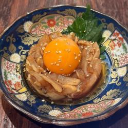鶏ユッケ