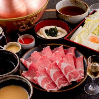 [Monday to Thursday only★Girls' party plan] All-you-can-eat pork shabu + 3 hours of all-you-can-drink for 3,980 yen with coupon