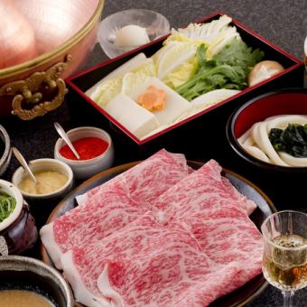 [Selected Kuroge Wagyu beef] All-you-can-eat shabu-shabu + 2 hours all-you-can-drink course 13,000 yen [Banquet/Private]