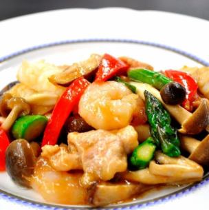 八宝菜(五目食材の正油炒め)