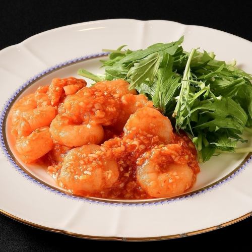 干焼蝦仁 (海老のチリソース)