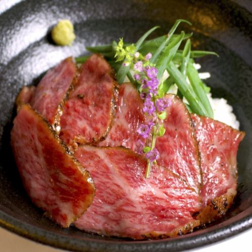 Yamagata beef rare steak bowl