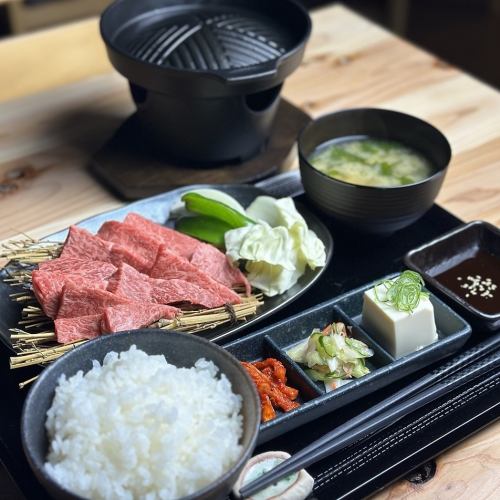 Yamagata beef top-grade rib grilled meat lunch