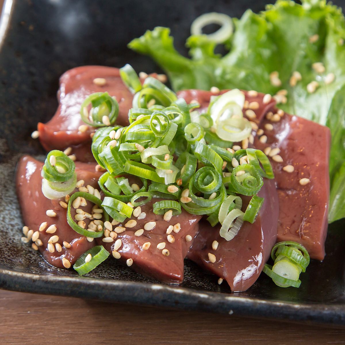 炙りレバーも当店のおすすめです!是非ご賞味ください。