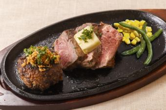 250克组合装：100克菲力牛排+150克汉堡肉饼。