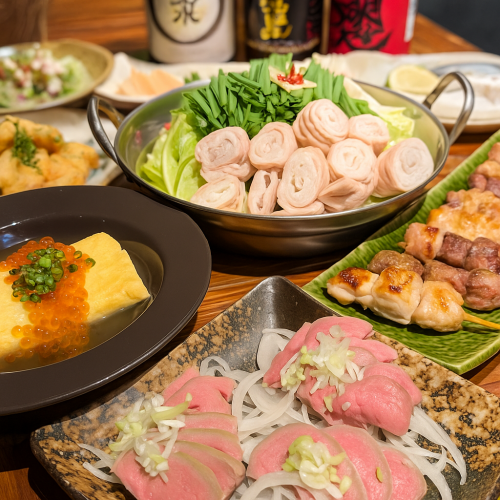 【贅沢な忘年会に】料理豪華!時間ゆったり♪ 飲み放題3時間 プレミアムコース料理全9品5500円