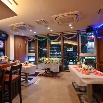 【ウェディング二次会＆貸切パーティー】3時間飲み放題付き　お店丸ごと貸切プラン