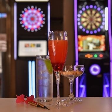 ４時間飲み放題付き！≪ダーツ投げ放題プラン￥３５００≫