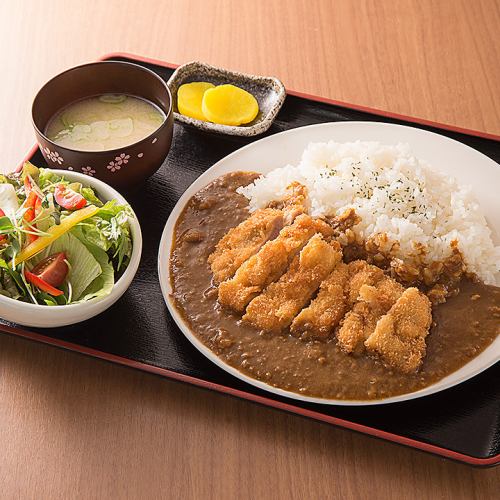 チキンカツカレーセット