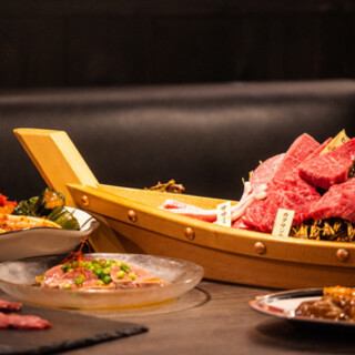★人気★【極上コース】厳選された和牛焼肉&和牛刺し料理をご堪能11品7000円(税込)