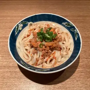 차가운 탄탄한 우동
