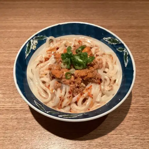 차가운 탄탄한 우동