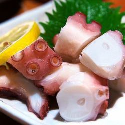 Octopus sashimi