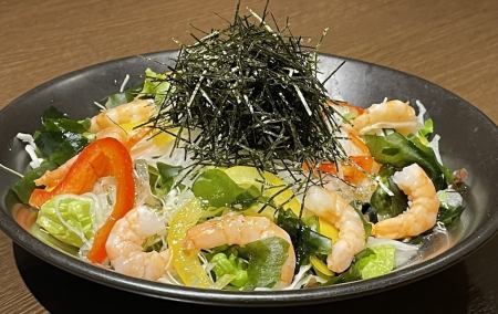 Shrimp and Leek Choregi Salad
