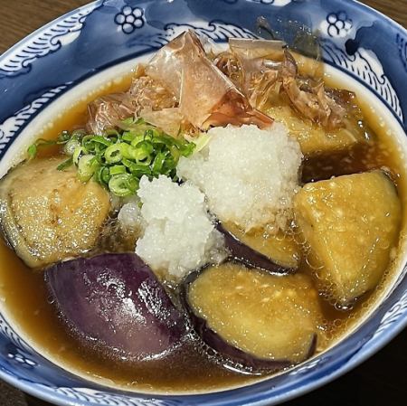 自家製牛すじ肉豆腐/茄子の揚げ出し