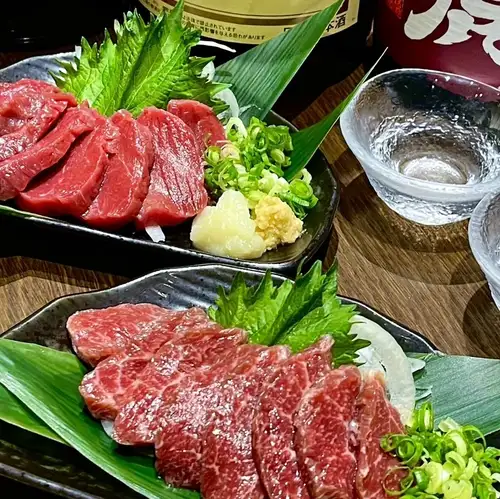 【鮮度重視】の馬刺し