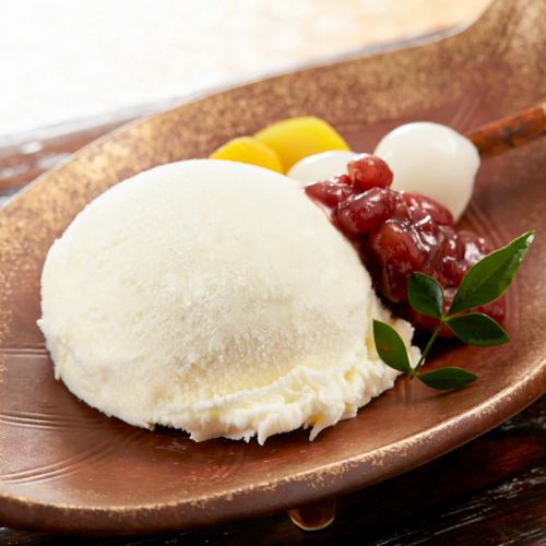 Vanilla ice cream/Uji matcha ice cream/Yuzu ice cream