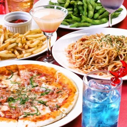 【センター街店限定・推し活プラン】担当色のイメージカクテル3杯+フード2品
