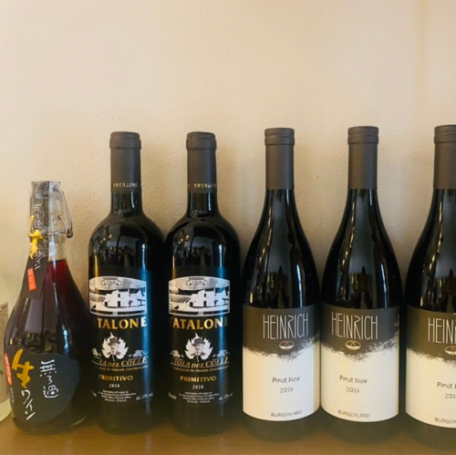 We offer a wide variety of wines