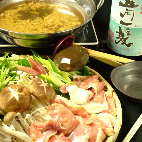 A banquet at [Sansho-nabe]