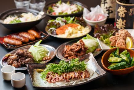 【一番人気！】　翼(つばさ)コース　(全10品/2時間飲み放題付き)　【当日受付OK◎】