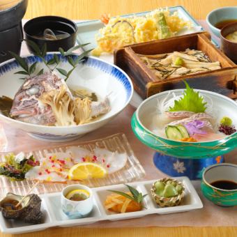 <All-you-can-drink included> Enjoy great value ☆ “Omakase Kaiseki” [5,500 yen] (tax included)