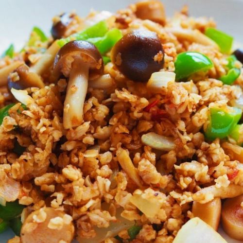 Beef tongue fried rice