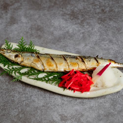「秋を最も美味にする一尾。」秋刀魚の塩焼き