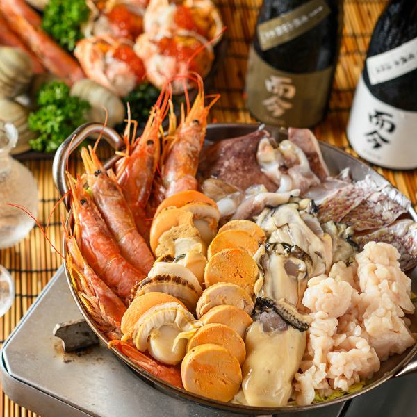 歓送迎会、新年会に。旬の海鮮と痛風鍋、あんこう鍋、鰤しゃぶが旨い海鮮個室居酒屋「酔ってき屋」