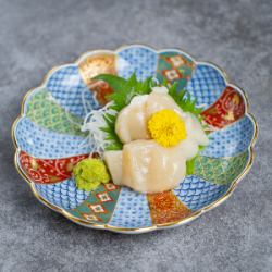 ホタテのお刺身