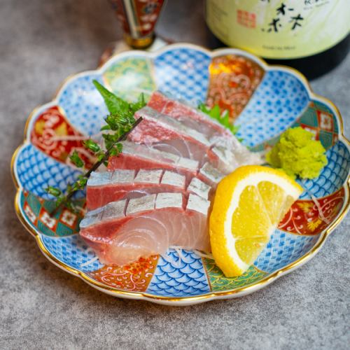 縞鯵(シマアジ)のお造り