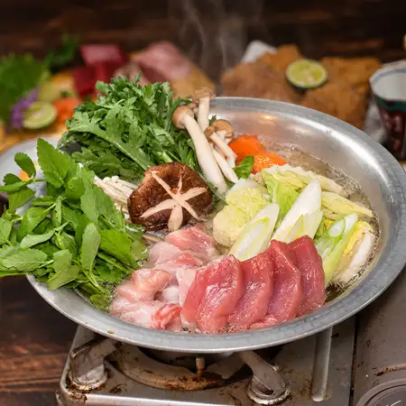 本鮪のすき焼き風ねぎま鍋