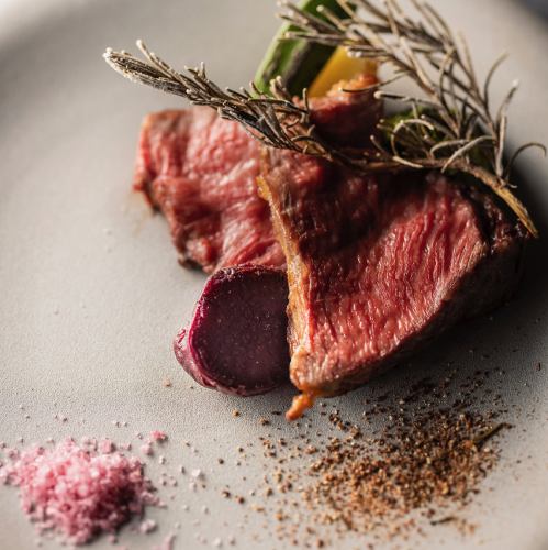 Roasted Japanese Black Beef from Matsushiro district, Tokamachi city