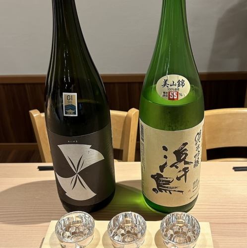 岩手の日本酒飲み比べ