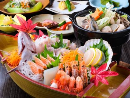 六種火鍋任你選擇 ★包含2小時暢飲★ 農場直送懷石料理 ~八寶鍋~ 6,000日元