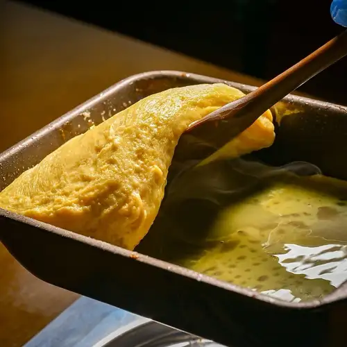 手づくりのだし巻き玉子