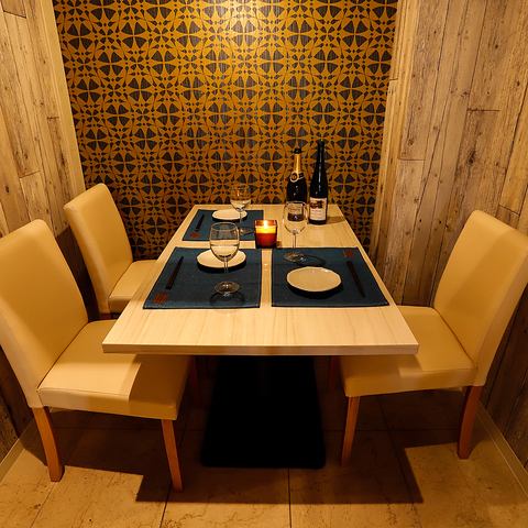 The restaurant has a calm atmosphere, and we offer private rooms for groups of 2 or more!