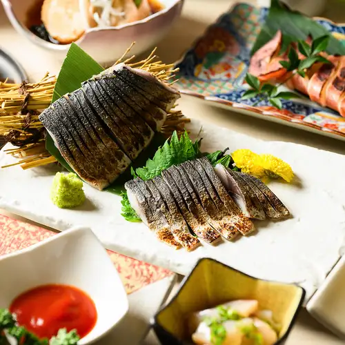 炙りトロしめ鯖 一枚刺し