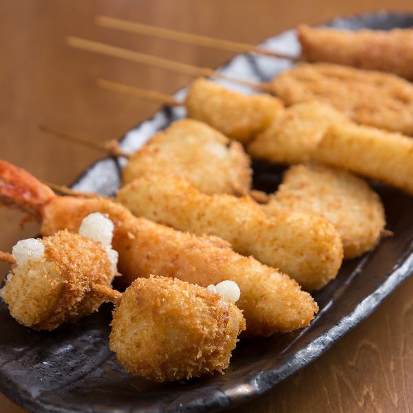 サクサク衣がクセになる！串カツが1本99円(税込)～！